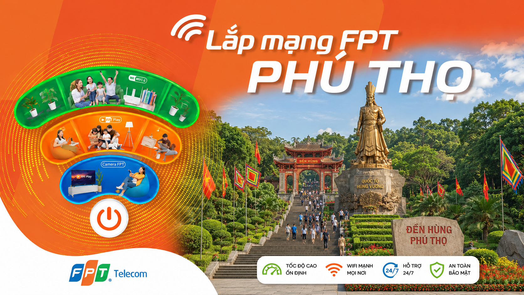 Lắp Mạng FPT Phú Thọ
